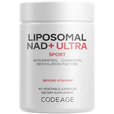 Биодобавка Codeage Liposomal NAD+ Ultra, 500 мг, 90 капсул