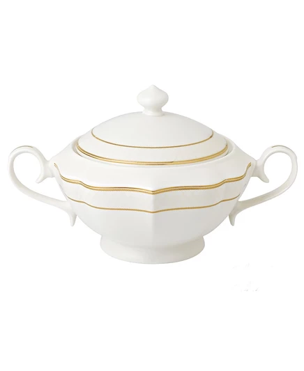 Супница Lorren Home Trends Grace, фарфор 3,3 л, кремовая