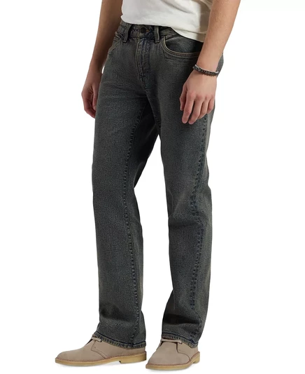 Мужские джинсы свободного покроя прямого кроя с застежкой на молнию authentic worn