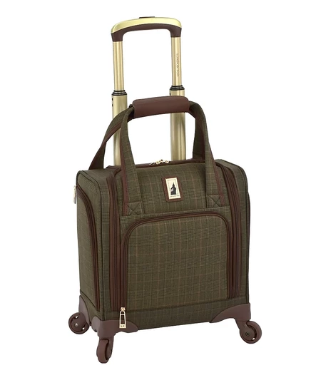 Дорожная сумка London Fog Brentwood IV 15″ на 4 колесах, коричневая