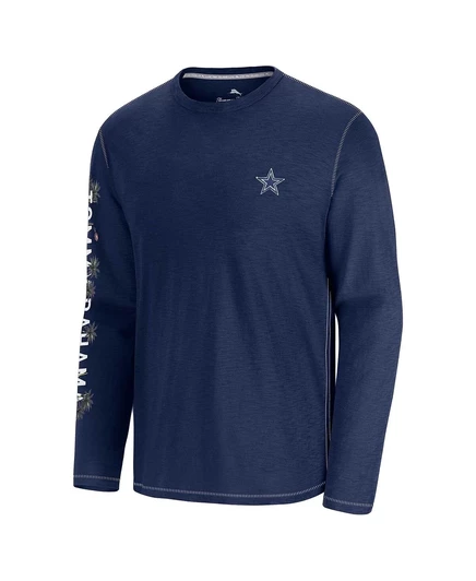 Мужская футболка tommy bahama dallas cowboys oasis, синяя