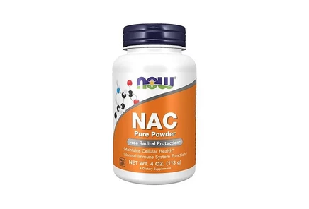 Пищевая добавка NOW Foods N‑ацетилцистеин (NAC), 113 г