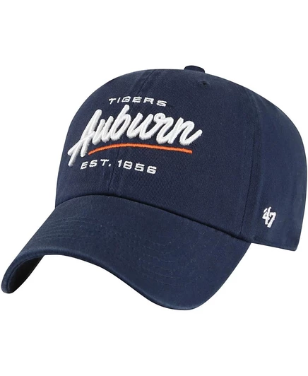 Женская кепка '47 Brand Sidney Auburn Tigers, синяя