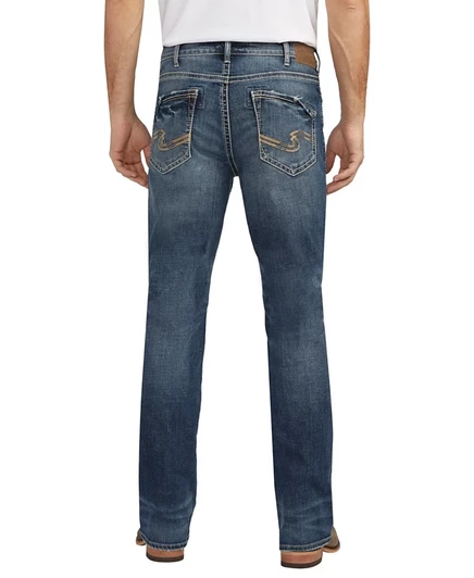 Мужские джинсы Silver Jeans Co. Craig клеш, темно-индиго