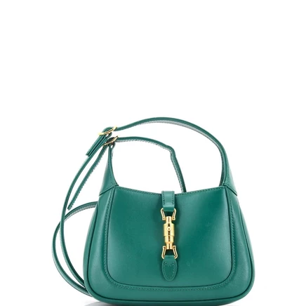 Женская сумка Pre-Owned Gucci Mini Jackie 1961 Hobo, зеленая