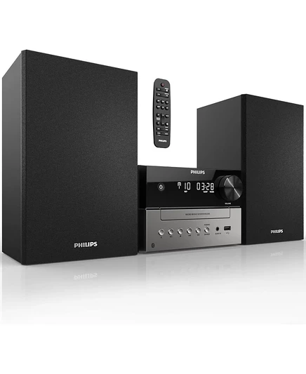 Стереосистема Philips с CD, Bluetooth и USB, черная