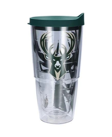 Термостакан Tervis Genuine Classic Milwaukee Bucks 710 мл, белый