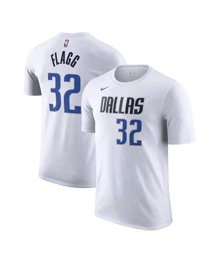 Мужская футболка Nike Cooper Flagg Dallas Mavericks, белая