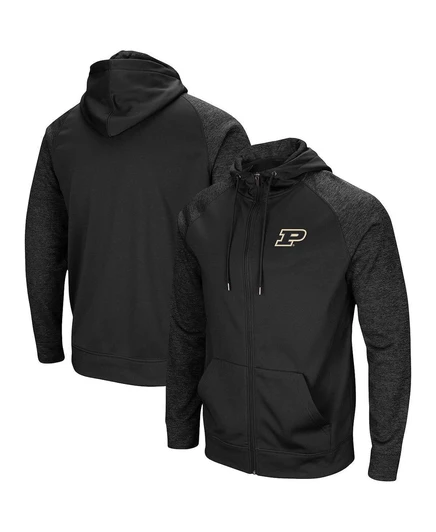 Мужская худи Colosseum Purdue Boilermakers Blackout 3.0, черная