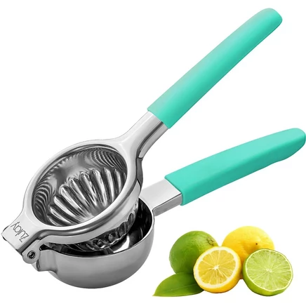 Соковыжималка для лимона Zulay Kitchen из нержавеющей стали - Прочная металлическая чаша, простая в использовании