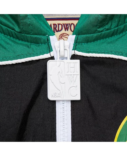 Мужская черная ветровка премиум-класса Big Shot на молнии Boston Celtics Hardwood Classics от Mitchell & Ness black