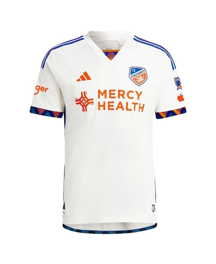 Мужская игровая футболка Adidas Matt Miazga 2024 FC Cincinnati, белая
