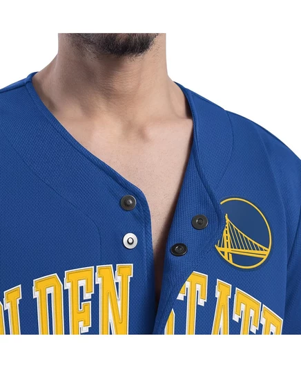 Мужская бейсбольная майка Royal Golden State Warriors Adaptive Star Player Fashion от Карла Бэнкса G-III Sports от Карла Бэнкса royal