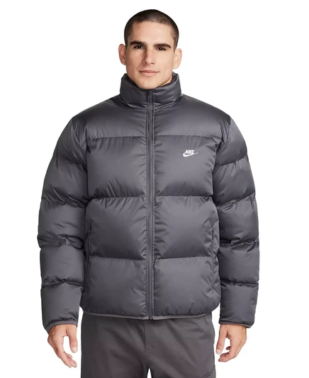  Мужская водоотталкивающая пуховая куртка Sportswear Club iron grey/white