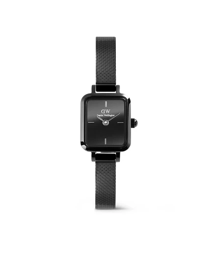 Женские аналоговые часы Daniel Wellington из нержавеющей стали черного цвета, 16 мм
