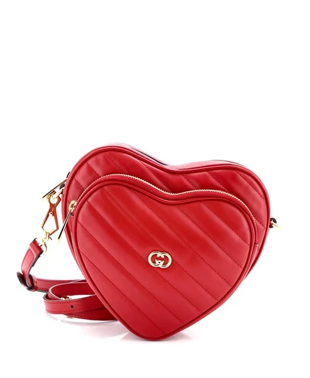 Женская сумка Gucci Mini Interlocking G, красная