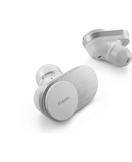 Беспроводные наушники Philips Fidelio T1 True с функцией активного шумоподавления Pro+, Аудиофильское качество, Белый