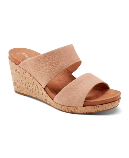  Женские босоножки Briah II Slide на танкетке без застежки beige leather