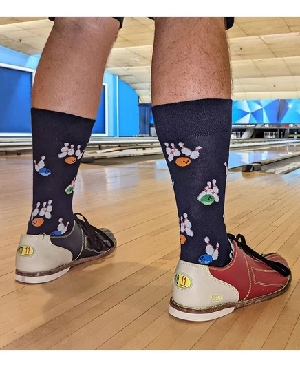 Мужские спортивные новинки MeMoi Crew Socks let's go bowling