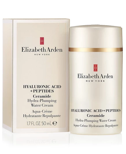 Увлажняющий крем Elizabeth Arden с гиалуроновой кислотой + пептидами и керамидами, 1,7 унции, без цвета