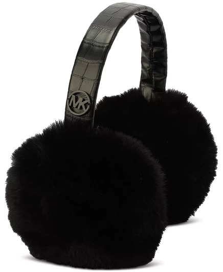 Женские меховые наушники Michael Kors, черные