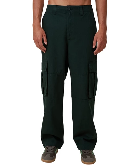 Мужские брюки-карго Cotton On Baggy, зеленые