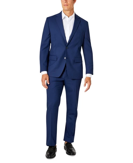 Мужской костюм Van Heusen классического кроя, синий