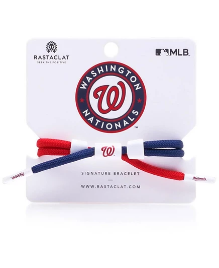 Мужской браслет Rastaclat Washington Nationals Signature Outfield, красный