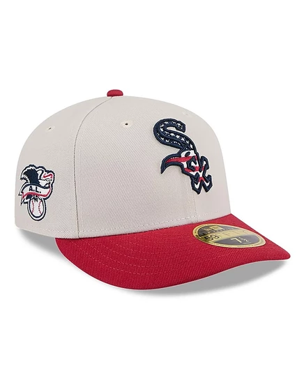 Мужская кепка New Era 59FIFTY низкопрофильная, красная
