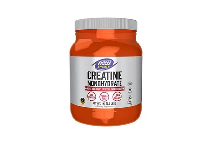 Порошок моногидрата креатина NOW Foods, 2,2 фунта, без цвета