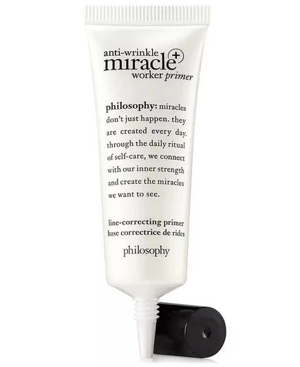 средство против морщин philosophy Miracle Worker+ праймер для коррекции морщин, 0,9 унции. не содержит красителей