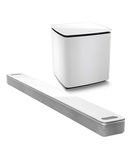Саундбар Bose Smart Ultra с сабвуфером Bass Module 700, белый