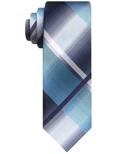 Мужской клетчатый галстук с завитушками от Van Heusen
