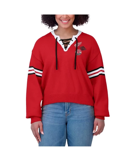 Женский свитер WEAR by Erin Andrews Red Wings, красный