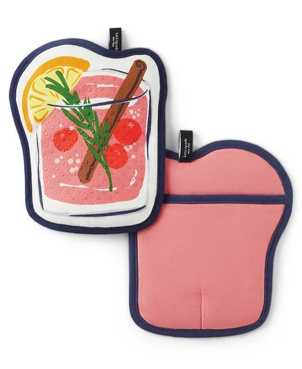 Прихватки Kate Spade Festive Cocktail, 2 шт., мультицвет