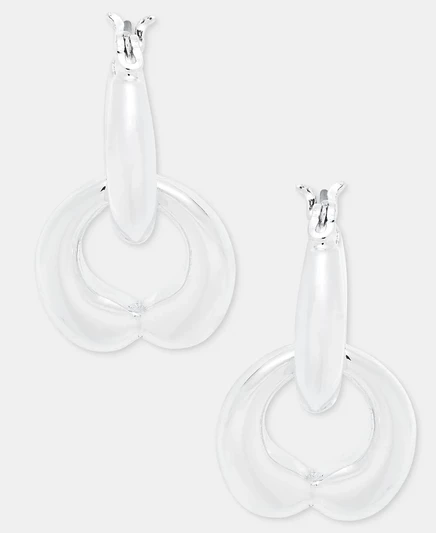 Женские серьги Anne Klein «Цепочка», серебристые