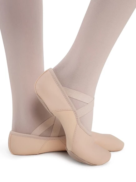 Детская кожаная балетка Capezio Hanami, розовая