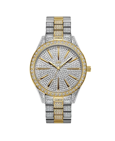 Женские часы JBW с бриллиантом Cristal (1/8 карата) из нержавеющей стали, серебро