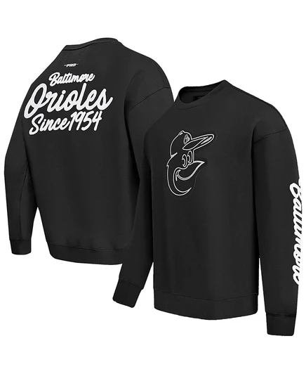 Мужская черная толстовка-пуловер Baltimore Orioles Paint The City от Pro Standard black