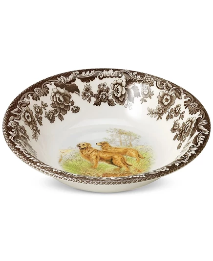 Миска Spode Woodland Golden Retriever, коричневая