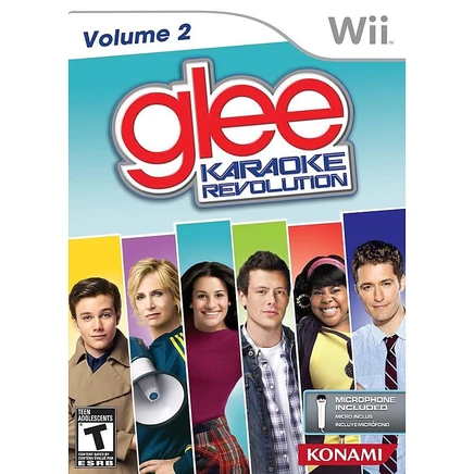 Видеоигра Konami Karaoke Revolution Glee 2 для Wii