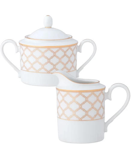 Сахарница и сливочник Noritake Eternal Palace, белый/золото
