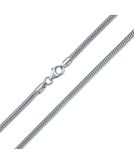 Цепочка Bling Jewelry 3 мм из стерлингового серебра, 76 см