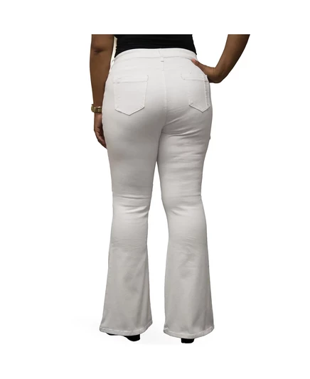 Женские джинсы Poetic Justice Curvy Fit расклешенные стрейч, белые
