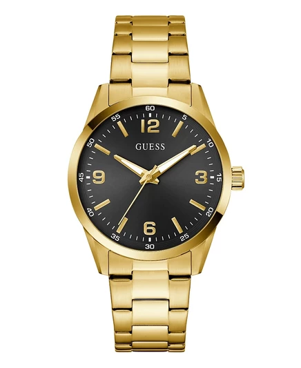 Мужские часы Guess аналоговые 40 мм, золотистые