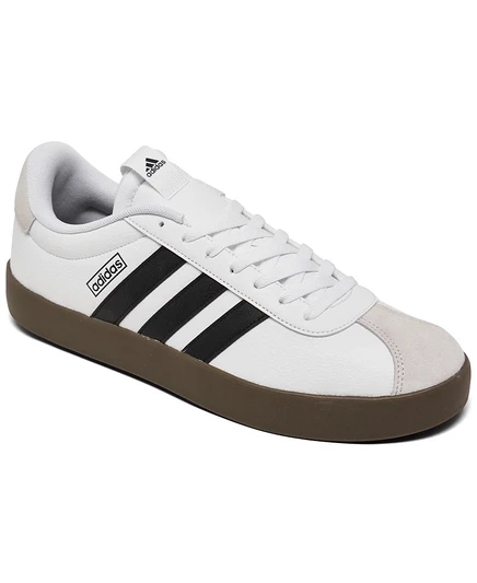 Мужские кеды Adidas VL Court 3.0 кожаные, многоцветные