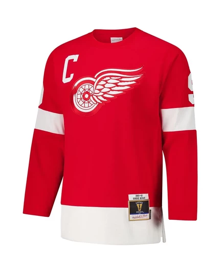 Мужское хоккейное джерси Mitchell & Ness Gordie Howe 1960/61, красное