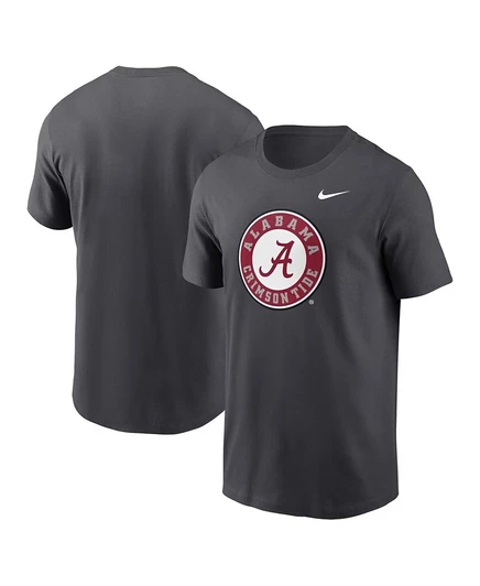 Мужская футболка Nike Primetime Alabama Crimson Tide, антрацитовая