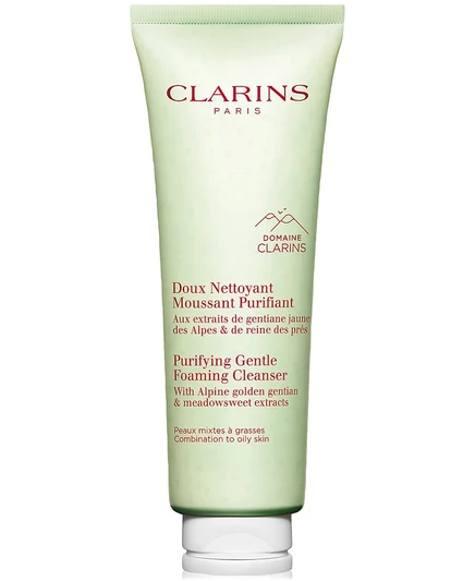Очищающее нежное пенящееся средство для умывания Clarins, 4,2 унции, без цвета