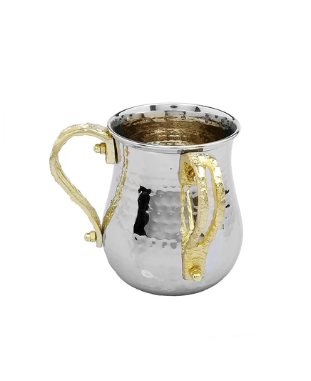 Стакан для омовения Classic Touch, серебристый